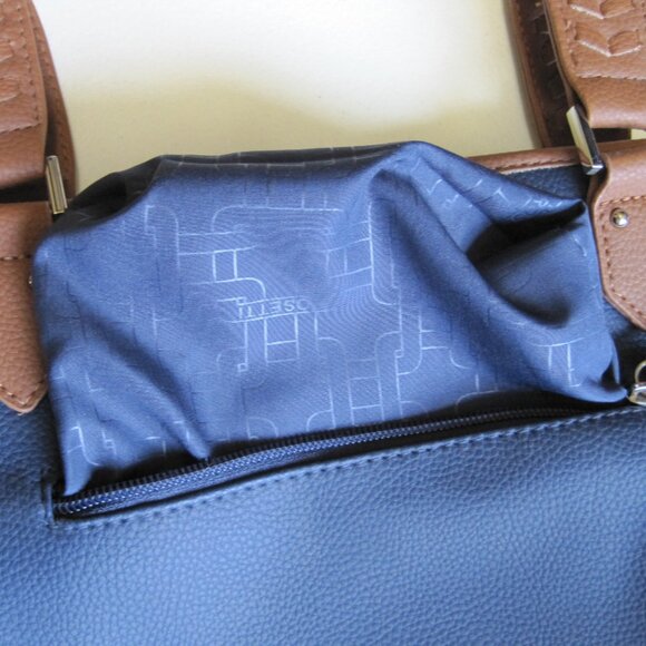 Rosetti Navy blue and Brown Tote Bag - Picture 6 of 16